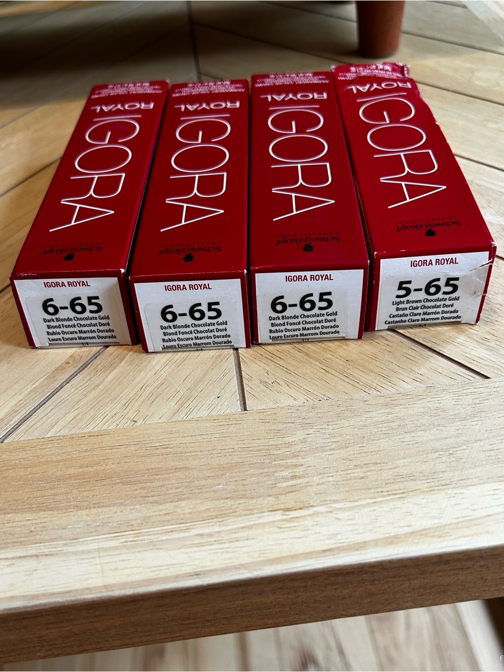 Schwarzkopf IGORA Royal Hair Color  Bundle- 4 pack